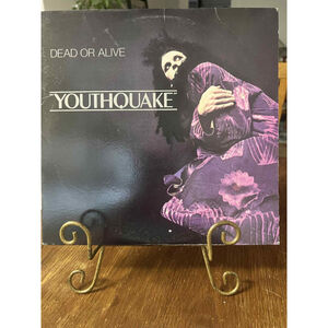 DEAD OR ALIVE Youthquake USED 1985 LP Synth Pop Vinyl Record EPIC-40119 *